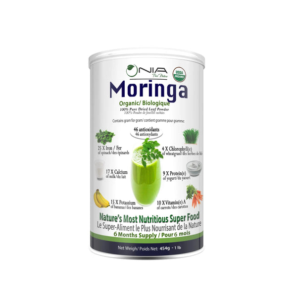 Organic Moringa Leaf Powder 454g