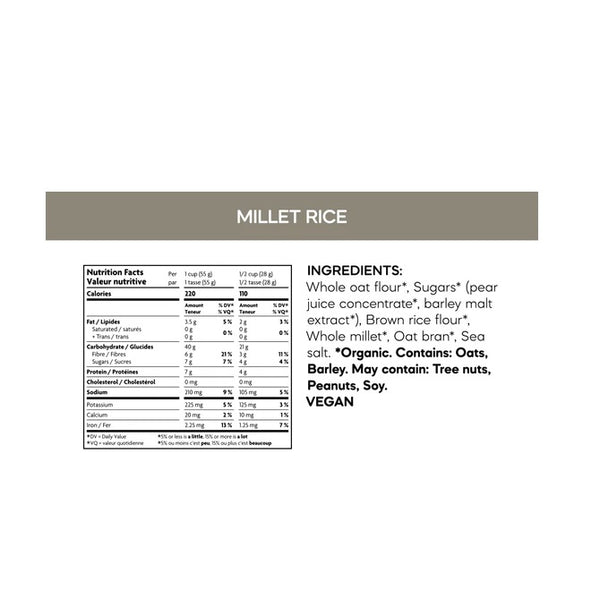 Millet Rice Oat Bran 907g