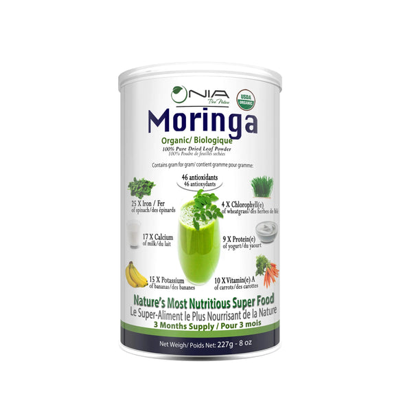 Organic Moringa Leaf Powder 227g