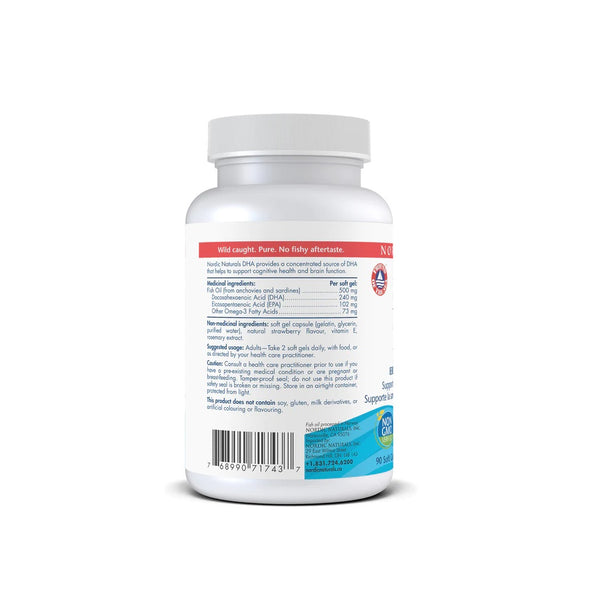 Nordic DHA Strawberry 90 Soft Gels