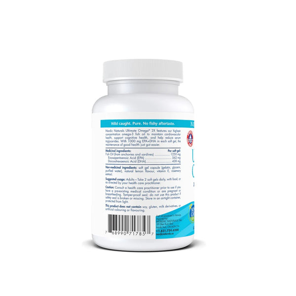 Nordic Ultimate Omega 2x 60 Soft Gels