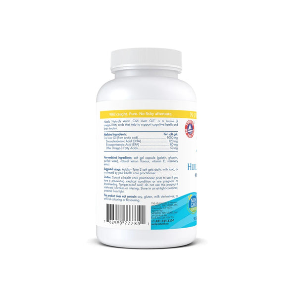 Artic Cod Liver Oil Lemon 90 Soft Gels
