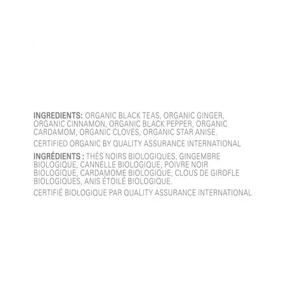 Organic Chai Tea 20 Tea Bags