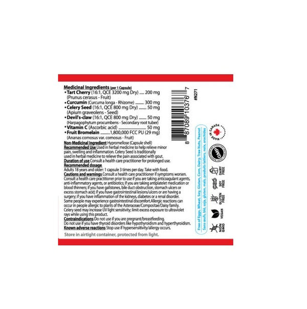 Gout art 60 Vegetable Capsules