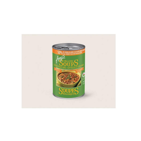 Low Sodium Lentil Vegetable Soup 398mL