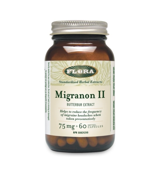 Migranon II Butterbur 75mg 60 Soft Gels