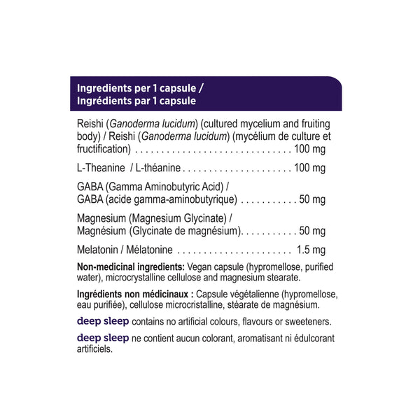 Deep Sleep with Reishi Mushroom 60 Capsules