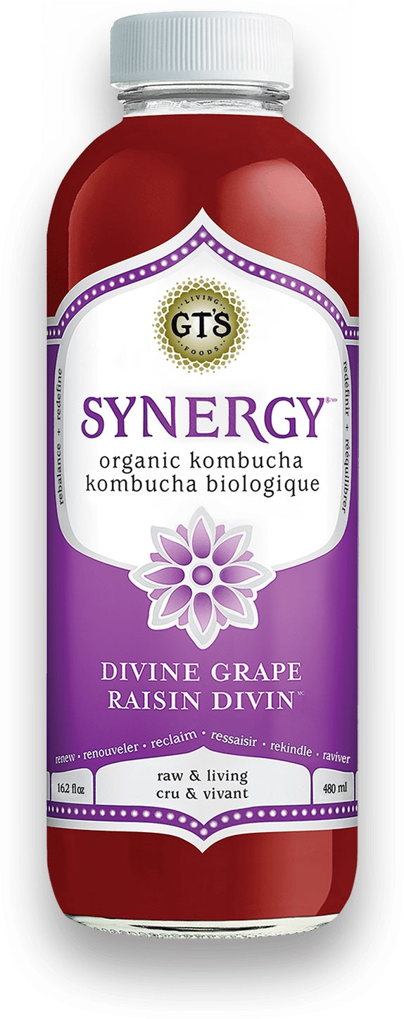 Organic Kombucha Grape 473mL