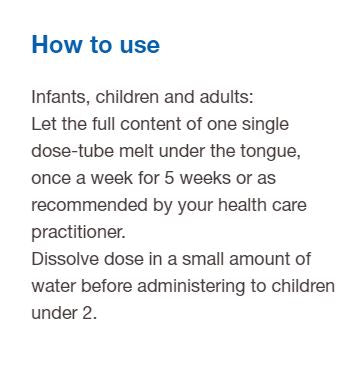 Influenzinum 9 CH, 5 Doses x 1g