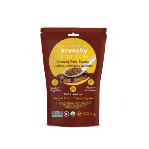 Krunchy Capriccio -  Organic Crunchy Date Snacks Original 80g