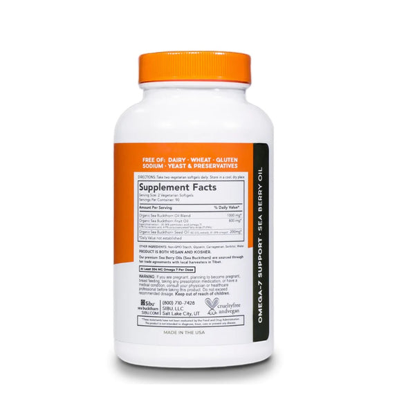 Sibu Sea Buckthorn Oil 60 Soft Gels