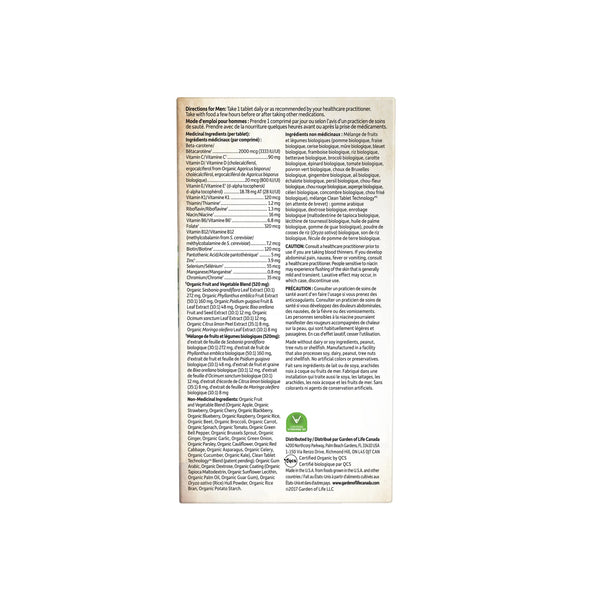 Mykind Organic Men's Once Daily 60 Vegan Tablets