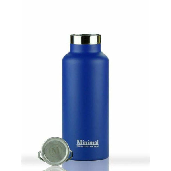 Insulated Flask Blue 500mL - WaterBottlesFilter