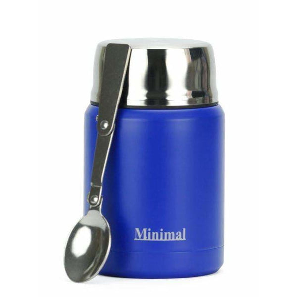 Insulated Food Jar Blue 500mL - WaterBottlesFilter