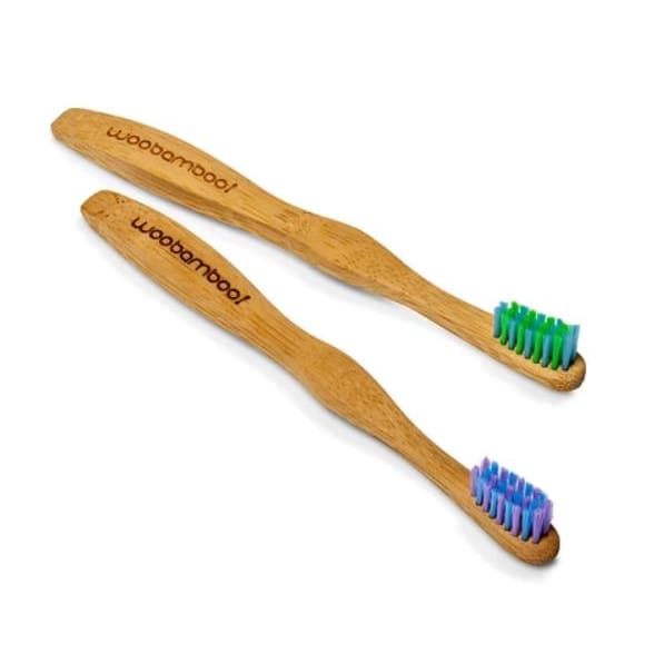 Kids Bamboo Tooth Brush Soft 2 Packs - Toothbrush/Toothpaste
