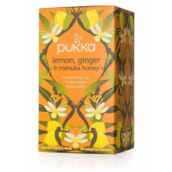 Lemon Ginger and Manuka Honey 20s - Tea