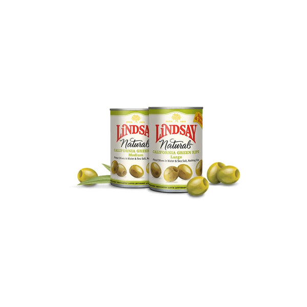 Medium Green Pitted Olive 398mL - Olives