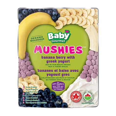 Mushies Banana Berry with Greek Yogurt 23g - BabyKids