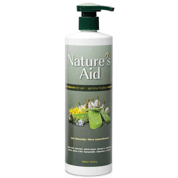 Natures Aid Skin Gel 500mL - AloeVeraGel
