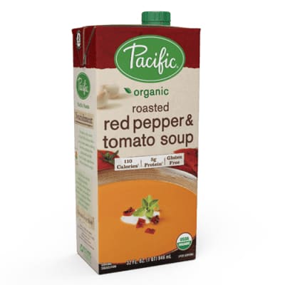 Organic Roast Red Pepper Soup 1L - Soups