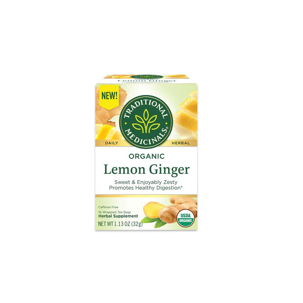 Organic Lemon Ginger 16 Tea Bags