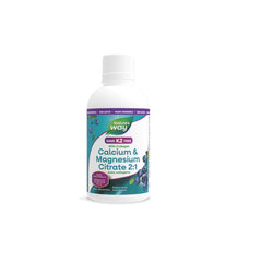 Calcium & Magnesium Citrate 2 : 1 With Collagen No Vitamin K2 Bluberry Flavour 500ml
