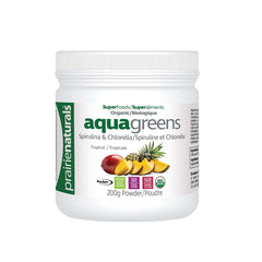 Organic Aqua Greens Spirulina & Chlorella Powder Tropical 200g