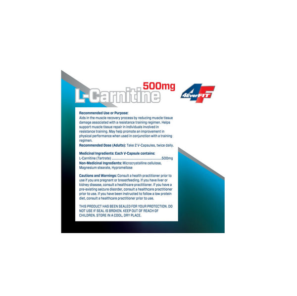 L-Carnitine 500mg 120 Veggie Capsules