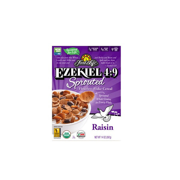 Organic Sprouted Cereal Raisin 397g