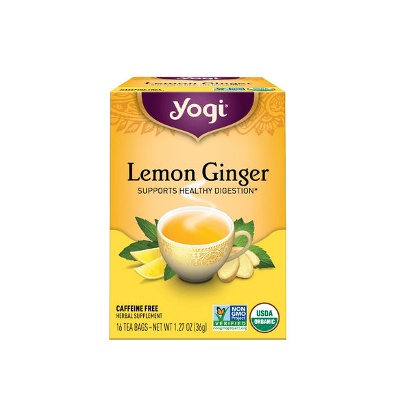 Organic Lemon Ginger Tea 16 Tea Bags