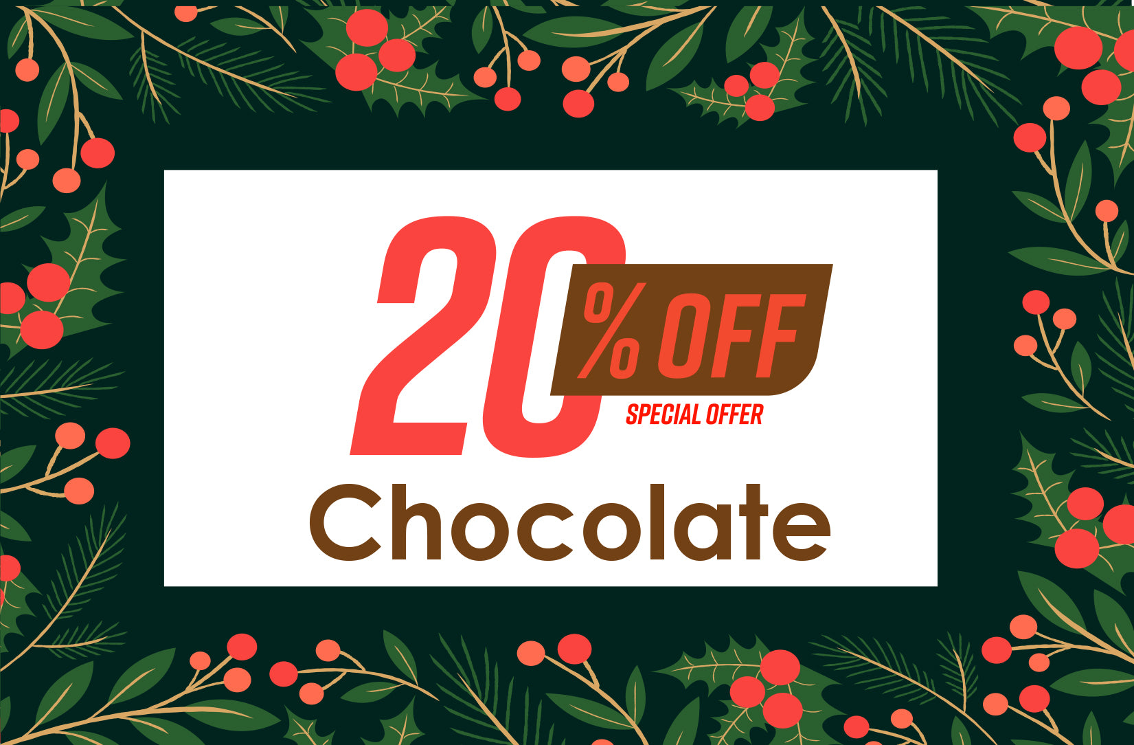 20% OFF Chocolate