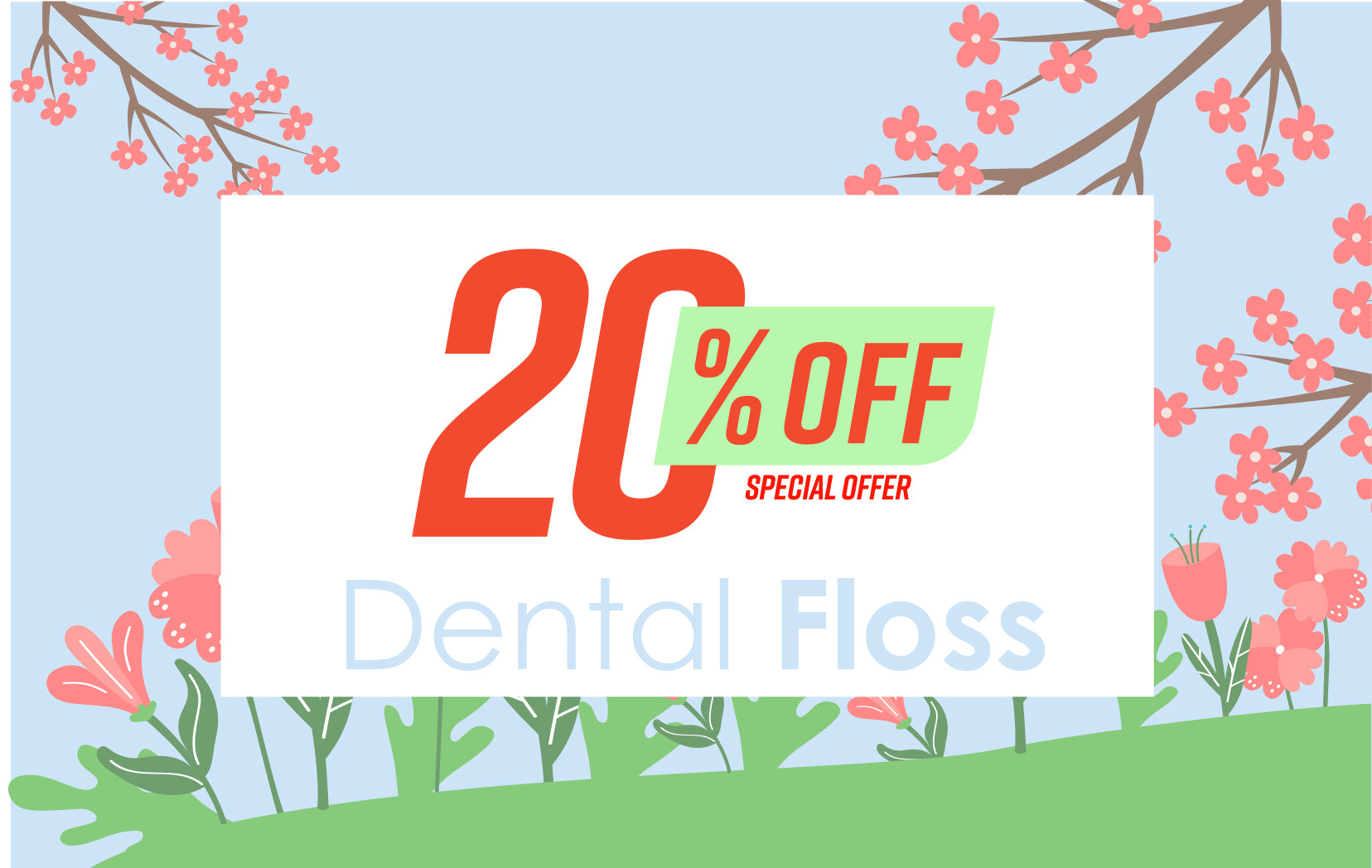 20% OFF Dental Floss