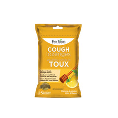 Cough Lozenges Honey Lemon Pouches 25loz