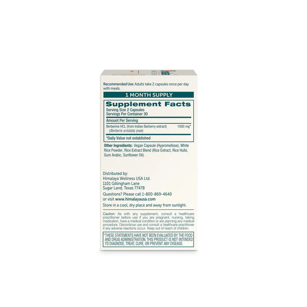 Berberine 500mg 60 Vegetarian Capsules