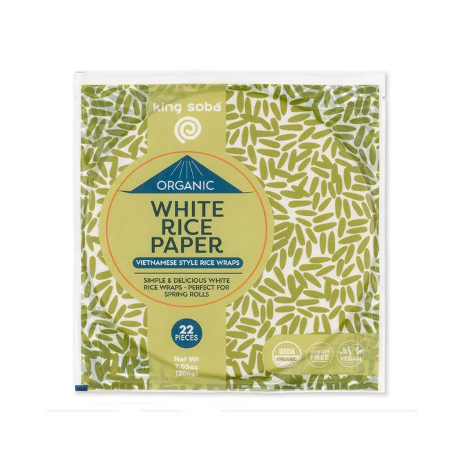 Organic White Rice Paper Wrap Gluten Free 200g | Qi Natural Food