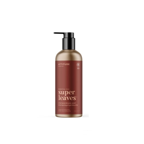 Super Leaves Shampoo & Body Wash Bergamot Ylang Ylang 473ml