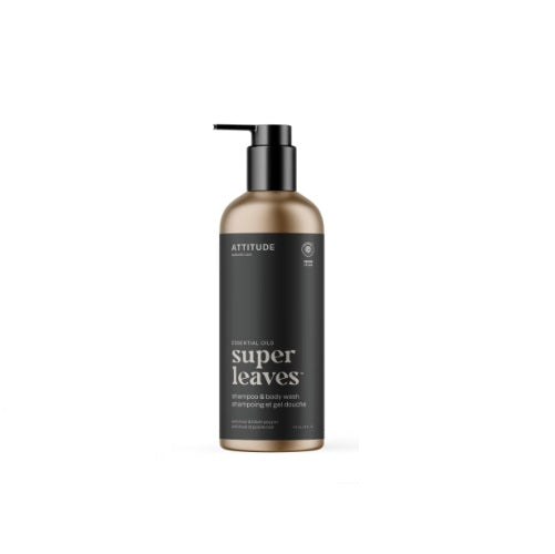 Super Leaves Shampoo & Body Wash Patcholi & Black Pepper 473ml