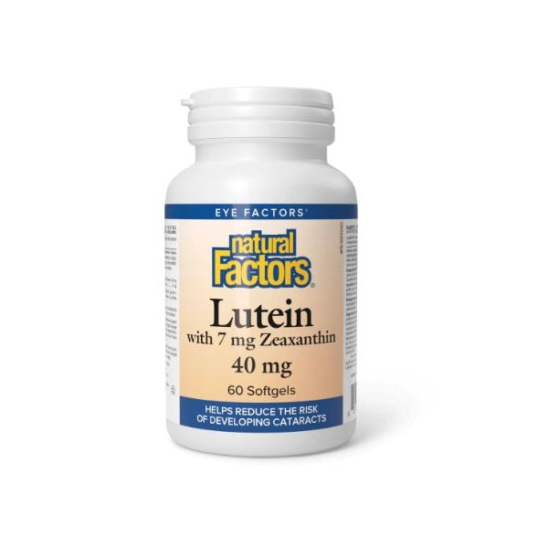 Lutein 40mg with 7mg Zeaxanthin 60 Softgels