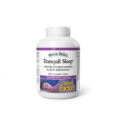 Tranquil Sleep 120 Chewable Tablets Tropical Fruit Flavour