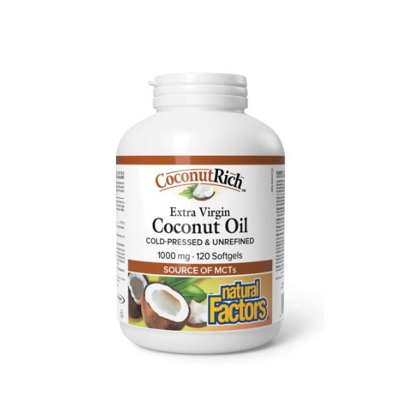 Extra Virgin Coconut Oil 1000mg 120 Sogtgels