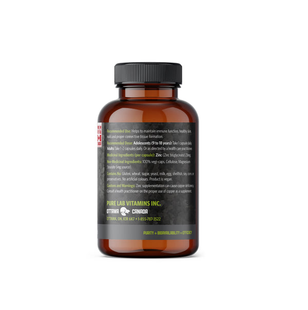 Zinc Glycinate 23mg 60 Veggie Capsules