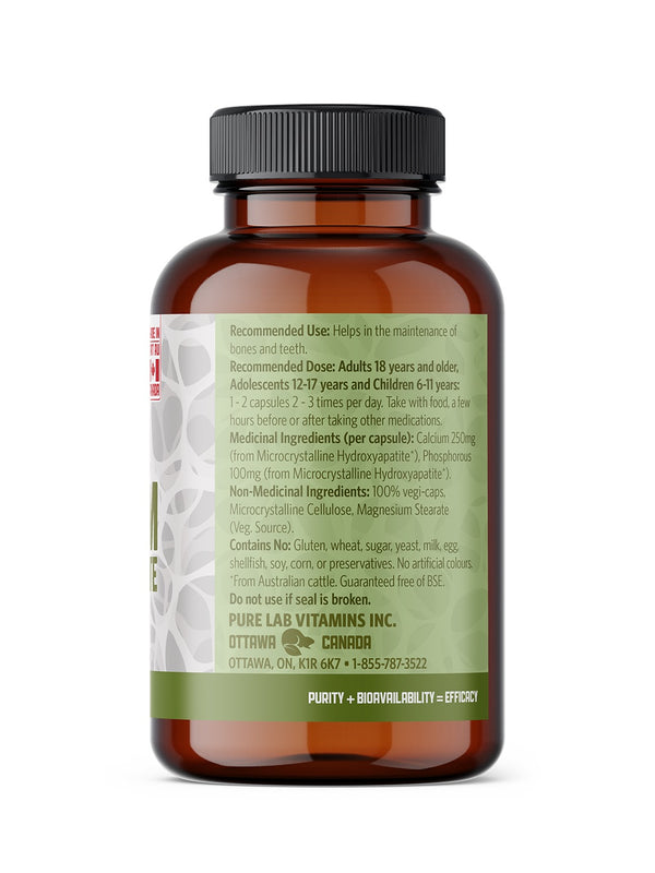 Calcium Hydroxyapatite 250mg 120  Veggie Capsules