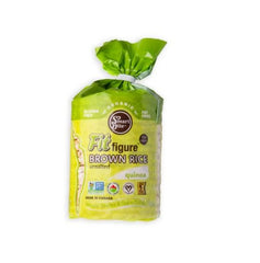 Organic Brown Rice Cakes With Quinoa Unsalted 120g