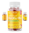 Vitamin D3 + K2 + B12 Vegan 60 Gummies