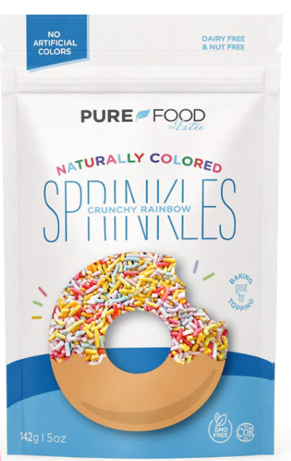 Naturally Colored Sprinkles Crunchy Rainbow 142g