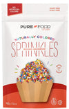 Naturally Colored Sprinkles Round Rainbow 142g