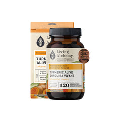 Fermented Whole Food Turmeric 120 Vegan Capsules