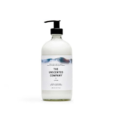 Lotion Unscented Glass Bottle 465ml