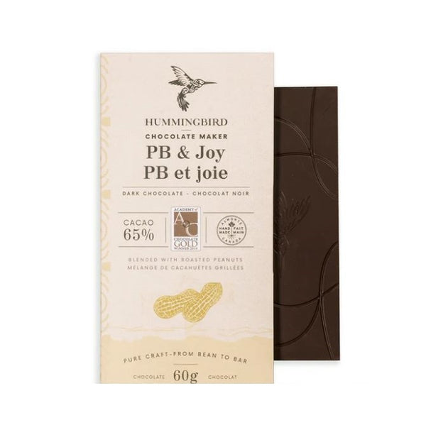 PB & Joy Dark Chocolate 65% Cacao 60g