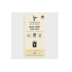 Dark Milk, Milk Chocolate 60% Cacao 60g